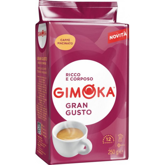 Кава мелена Gimoka Gran Gusto 250 г (8003012000015) Кава мелена Gimoka Gran Gusto 250 г (8003012000015)