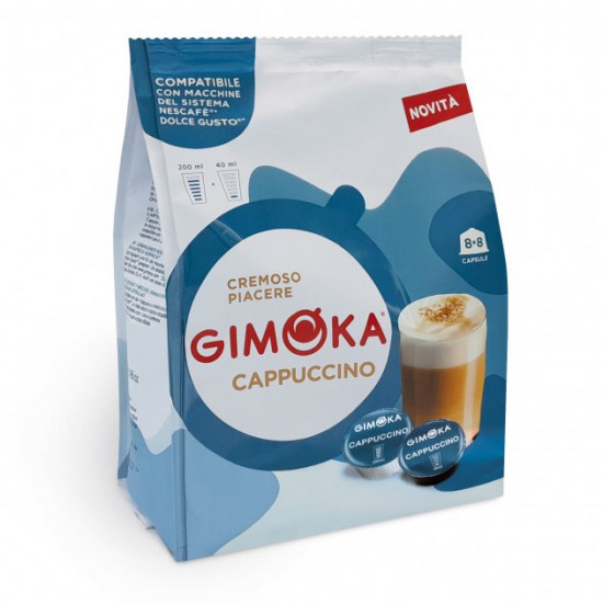 Кава в капсулах Gimoka Cappuccino 16 шт (8003012005447) Кава в капсулах Gimoka Cappuccino 16 шт (8003012005447)
