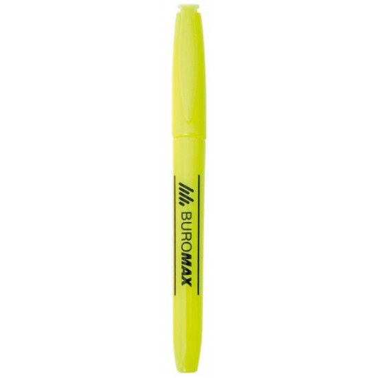 Маркер текстовий Buromax Jobmax 2-4 мм жовтий (BM.8903-08) Маркер текстовий Buromax Jobmax 2-4 мм жовтий (BM.8903-08)