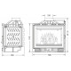 Камінна топка Uniflam 600 Plus Eco із шибером Камінна топка Uniflam 600 Plus Eco із шибером