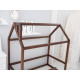 Дитяче ліжко будиночок Монтессорі BUSY WOOD Модель 2 120х60 см темна Дитяче ліжко будиночок Монтессорі BUSY WOOD Модель 2 120х60 см темна