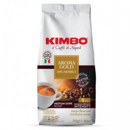Кава у зернах Kimbo Aroma Gold 100% arabica 250 г Кава у зернах Kimbo Aroma Gold 100% arabica 250 г