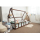 Дитяче ліжко будиночок Монтессорі BUSY WOOD Модель 1 190х80 см темна Дитяче ліжко будиночок Монтессорі BUSY WOOD Модель 1 190х80 см темна