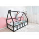Дитяче ліжко будиночок Монтессорі BUSY WOOD Модель 1 190х90 см чорний