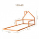 Дитяче ліжко будиночок Монтессорі BUSY WOOD Модель 3 120х60 см сіра Дитяче ліжко будиночок Монтессорі BUSY WOOD Модель 3 120х60 см сіра
