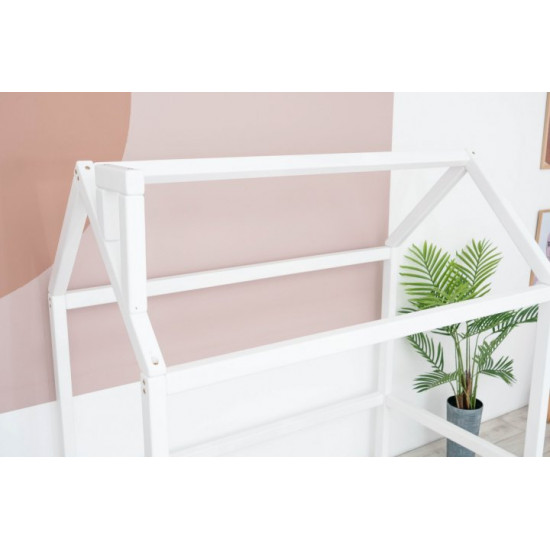 Дитяче ліжко будиночок Монтессорі BUSY WOOD Модель 2 200х90 см біла