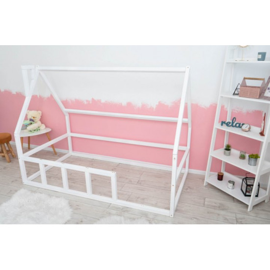Дитяче ліжко будиночок Монтессорі BUSY WOOD Модель 1 200х90 см білий Дитяче ліжко будиночок Монтессорі BUSY WOOD Модель 1 200х90 см білий