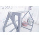 Дитяче ліжко будиночок Монтессорі BUSY WOOD Модель 1 120х60 см сіра