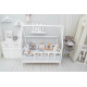 Детская кровать домик Монтессори BUSY WOOD на ножках Модель 1 120х60 см белый Детская кровать домик Монтессори BUSY WOOD на ножках Модель 1 120х60 см белый