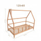 Детская кровать домик Монтессори BUSY WOOD на ножках Модель 1 120х60 см белый Детская кровать домик Монтессори BUSY WOOD на ножках Модель 1 120х60 см белый