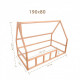 Дитяче ліжко будиночок Монтессорі BUSY WOOD Модель 1 190х80 см біла Дитяче ліжко будиночок Монтессорі BUSY WOOD Модель 1 190х80 см біла