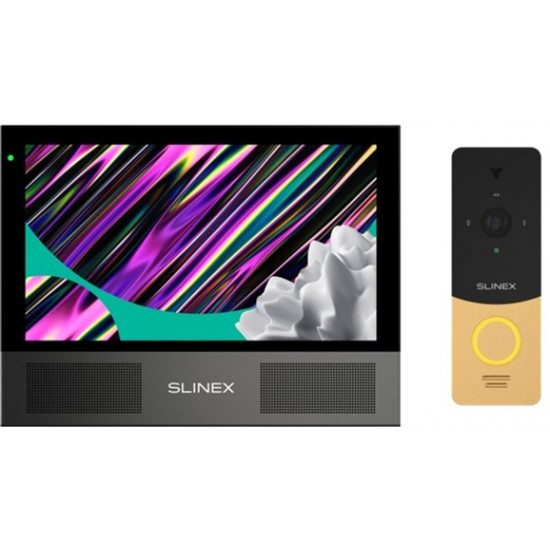 Комплект видеодомофона Slinex Sonik 7 ProDesign Kit (Black-Gold) Комплект видеодомофона Slinex Sonik 7 ProDesign Kit (Black-Gold)