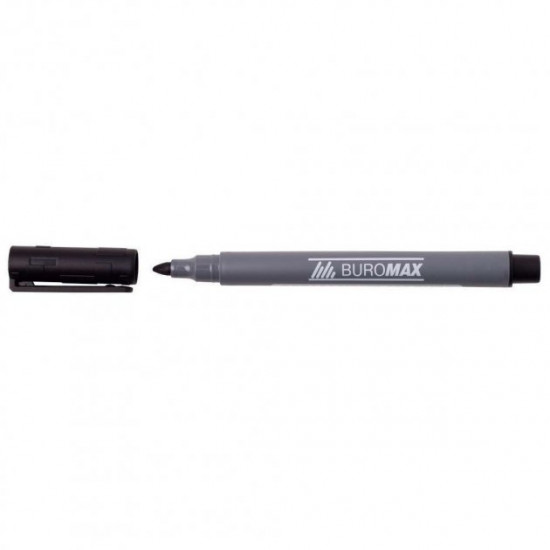 Маркер Buromax водостойкий 2 мм черный (BM.8706-01) Маркер Buromax водостойкий 2 мм черный (BM.8706-01)
