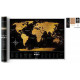 Скретч-карта мира 1DEA.me Travel Map Black World (BW) Скретч-карта мира 1DEA.me Travel Map Black World (BW)