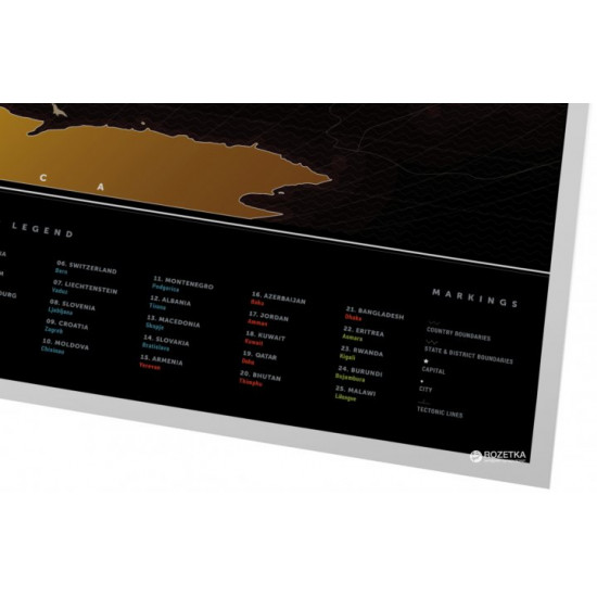 Скретч-карта мира 1DEA.me Travel Map Black World (BW) Скретч-карта мира 1DEA.me Travel Map Black World (BW)