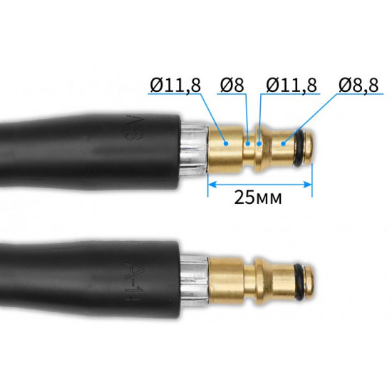 Шланг високого тиску RZTK H 200B/4-7/8M