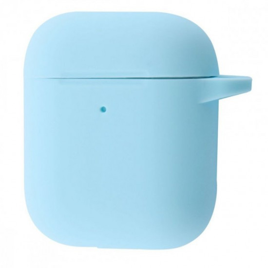 Силіконовий чохол для AirPods 1/2 Glassco Блакитний Силіконовий чохол для AirPods 1/2 Glassco Блакитний