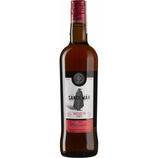 Херес Sandeman Medium Dry Sherry біле напівсухе 0.75 л 15% (8421150645101) Херес Sandeman Medium Dry Sherry біле напівсухе 0.75 л 15% (8421150645101)