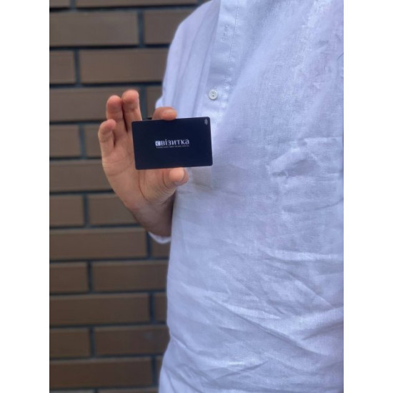 Безконтактні візитки з NFC єВізитка Lite Black