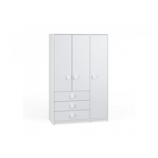 Шкаф KidsBunkBed Ш-23 белый 1060 x 446 x 1656 мм Шкаф KidsBunkBed Ш-23 белый 1060 x 446 x 1656 мм