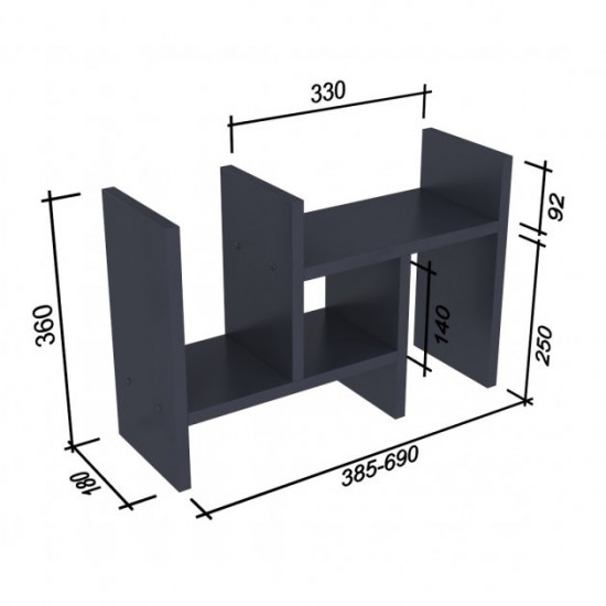 Надставка для столу NS-2 Loft Design Надставка для столу NS-2 Loft Design