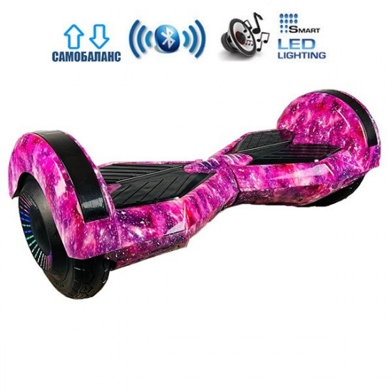 Гіроборд Smart Balance Lambo Premium + Autobalance + BT Рожевий космос Гіроборд Smart Balance Lambo Premium + Autobalance + BT Рожевий космос