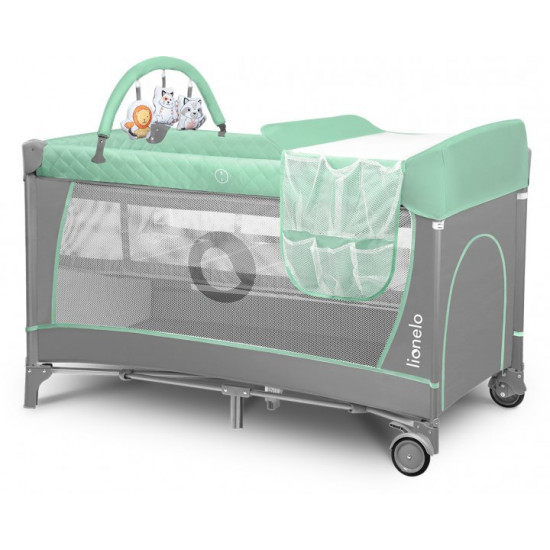 Манеж-кровать Lionelo Flower turquoise (LO.FL03) Манеж-кровать Lionelo Flower turquoise (LO.FL03)