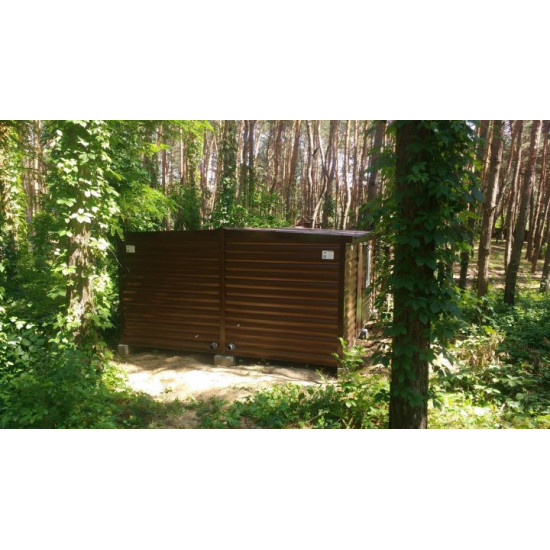 Будиночок для відпочинку ПРОФМОДУЛЬ, Дуплекс, 6*4,8м, венге Будиночок для відпочинку ПРОФМОДУЛЬ, Дуплекс, 6*4,8м, венге