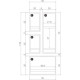Навесная - Настенная Полка в стиле LOFT (NS-970001124) Навесная - Настенная Полка в стиле LOFT (NS-970001124)