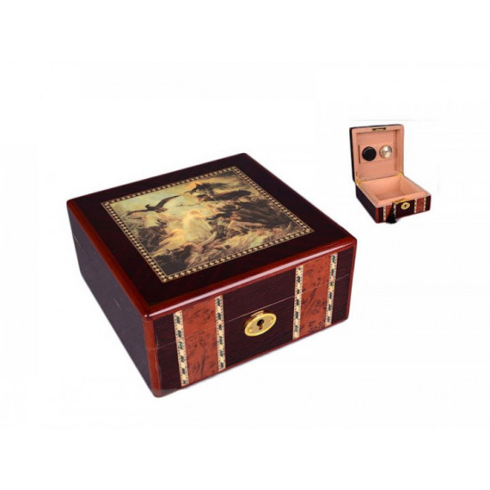 Скринька-хьюмідор для сигар Lefard 18Х18Х9 см 176-091 Скринька-хьюмідор для сигар Lefard 18Х18Х9 см 176-091