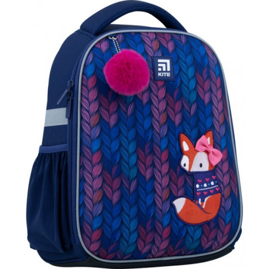 Рюкзак каркасный Kite для девочки 35x26x13.5 см 12 л Fox (K22-555S-1) Рюкзак каркасный Kite для девочки 35x26x13.5 см 12 л Fox (K22-555S-1)