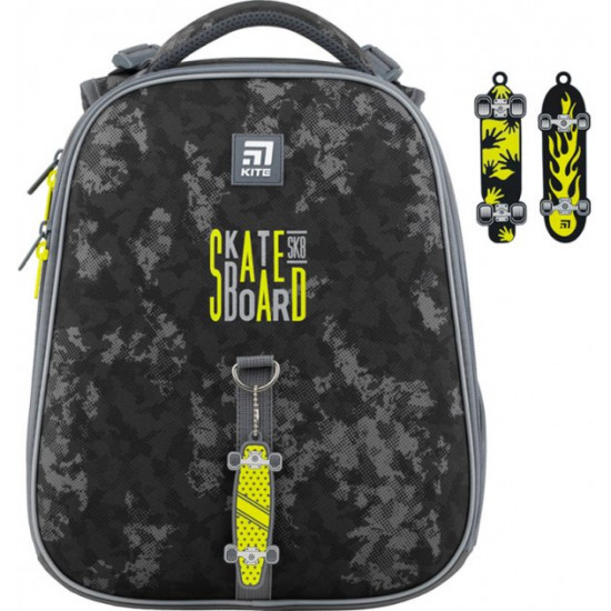 Рюкзак каркасний Kite для хлопчика 38х29х16 см 16 л Skateboard (K22-531M-4) Рюкзак каркасний Kite для хлопчика 38х29х16 см 16 л Skateboard (K22-531M-4)