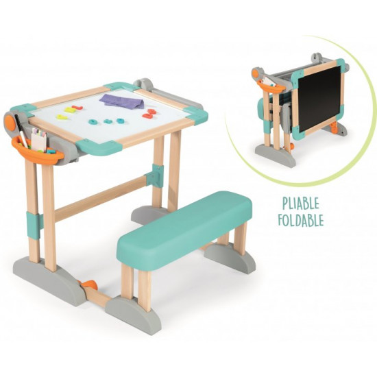 Парта-доска трансформер Smoby Toys Веселая учеба (420301) Парта-доска трансформер Smoby Toys Веселая учеба (420301)