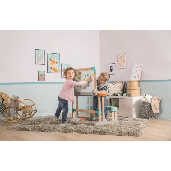 Парта-доска трансформер Smoby Toys Веселая учеба (420301) Парта-доска трансформер Smoby Toys Веселая учеба (420301)