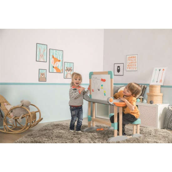 Парта-доска трансформер Smoby Toys Веселая учеба (420301) Парта-доска трансформер Smoby Toys Веселая учеба (420301)