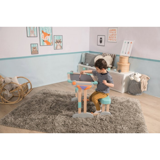Парта-доска трансформер Smoby Toys Веселая учеба (420301) Парта-доска трансформер Smoby Toys Веселая учеба (420301)