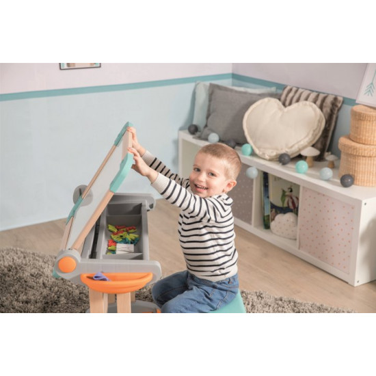 Парта-доска трансформер Smoby Toys Веселая учеба (420301) Парта-доска трансформер Smoby Toys Веселая учеба (420301)