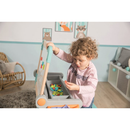 Парта-доска трансформер Smoby Toys Веселая учеба (420301) Парта-доска трансформер Smoby Toys Веселая учеба (420301)