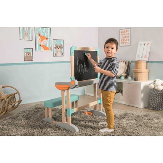 Парта-доска трансформер Smoby Toys Веселая учеба (420301) Парта-доска трансформер Smoby Toys Веселая учеба (420301)