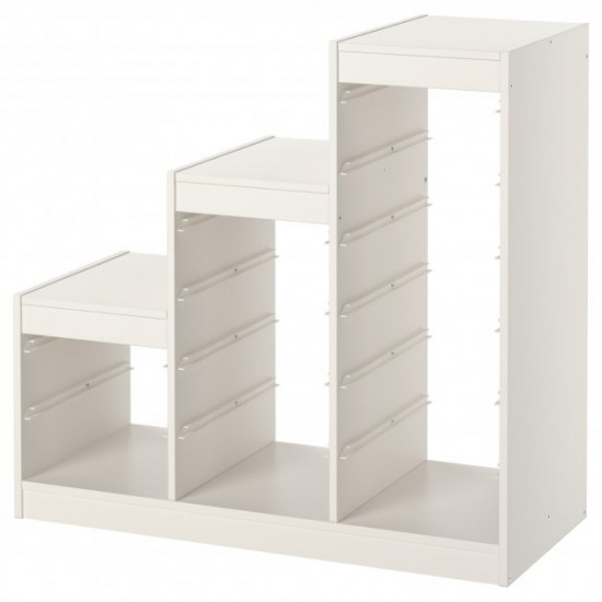 Стелаж-рама для іграшок Ikea Trofast білий 99х44х94 см.