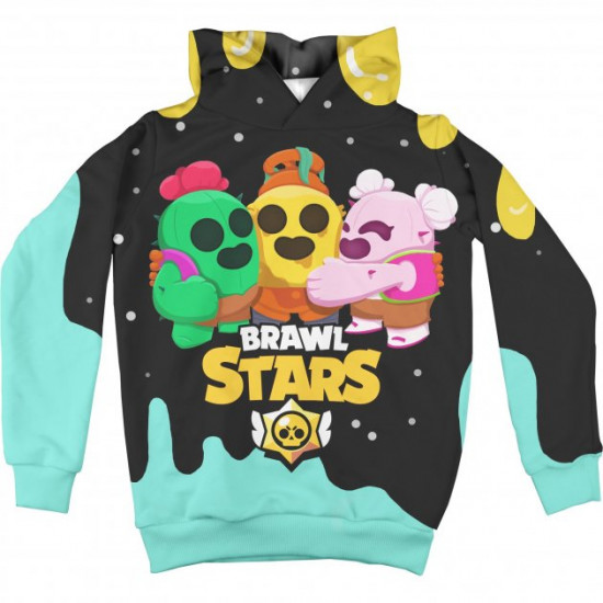 Худі з персонажами з гри Brawl Stars Худі з персонажами з гри Brawl Stars