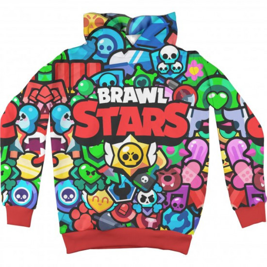 Худі з персонажами з гри Brawl Stars Худі з персонажами з гри Brawl Stars
