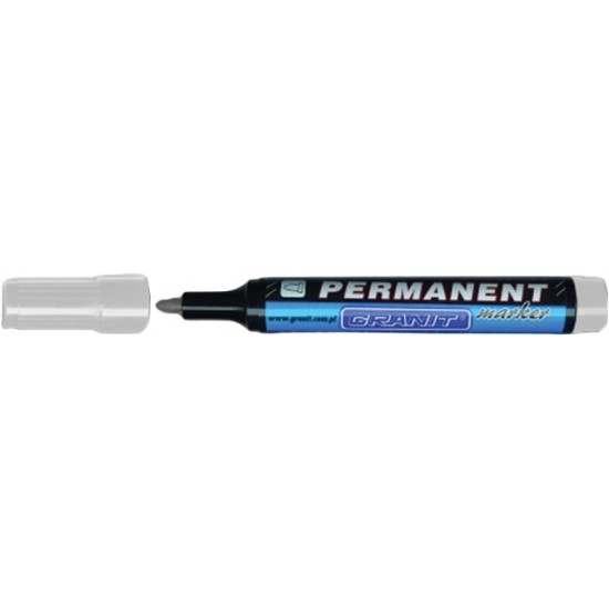  Маркер перманентный Granit 860 3-4 мм Белый (gr.M860.White)