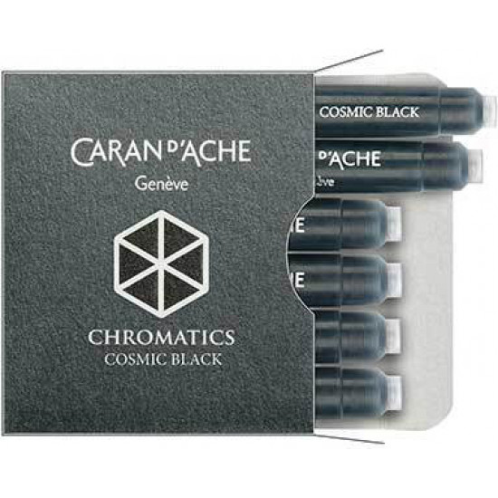 Набор чернильных картриджей Caran d'Ache Chromatics Черных 6 шт (7630002329828) Набор чернильных картриджей Caran d'Ache Chromatics Черных 6 шт (7630002329828)