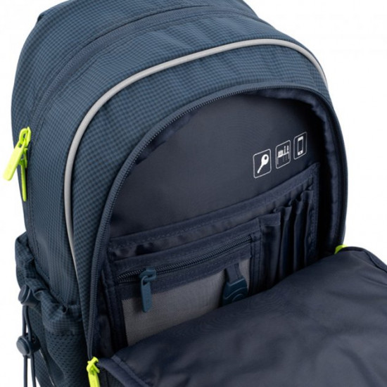 Рюкзак школьный Kite для мальчика 36x25x12 см 12 л скейтборд (K22-771S-4) Рюкзак школьный Kite для мальчика 36x25x12 см 12 л скейтборд (K22-771S-4)