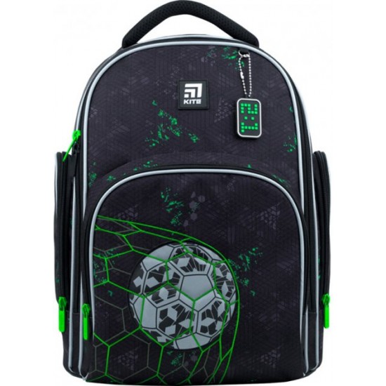 Рюкзак полукаркасный Kite для мальчика 38x29x16.5 см 16 л Goal (K22-706M-3) Рюкзак полукаркасный Kite для мальчика 38x29x16.5 см 16 л Goal (K22-706M-3)