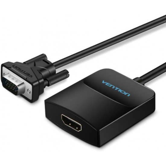 Перехідник Vention VGA-HDMI, 0.2 м зі звуком та живленням (ACNBB) (43387992) Перехідник Vention VGA-HDMI, 0.2 м зі звуком та живленням (ACNBB) (43387992)