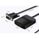 Перехідник Vention VGA-HDMI, 0.2 м зі звуком та живленням (ACNBB) (43387992) Перехідник Vention VGA-HDMI, 0.2 м зі звуком та живленням (ACNBB) (43387992)