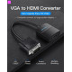 Перехідник Vention VGA-HDMI, 0.2 м зі звуком та живленням (ACNBB) (43387992) Перехідник Vention VGA-HDMI, 0.2 м зі звуком та живленням (ACNBB) (43387992)