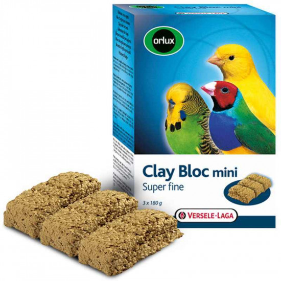 Versele-Laga (Верселе-Лага) Orlux Clay Bloc Mini - Минеральный блок с глиной для мелких птиц Versele-Laga (Верселе-Лага) Orlux Clay Bloc Mini - Минеральный блок с глиной для мелких птиц